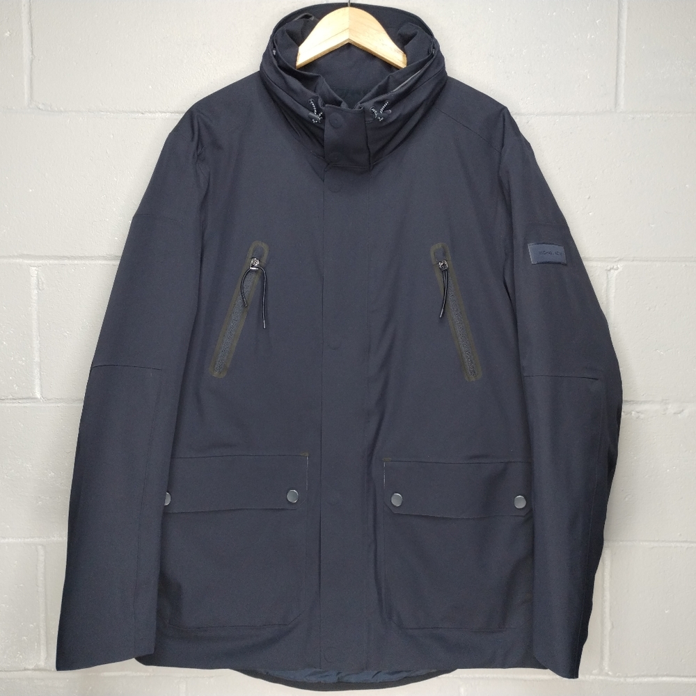 Michael kors puffer jacket Kors X Tech Hybrid Parka jacket $598 retail